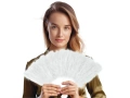 White feather fan