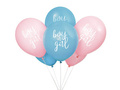 Balony lateksowe Boy or Girl na Baby Shower - 30 cm - 8 szt.