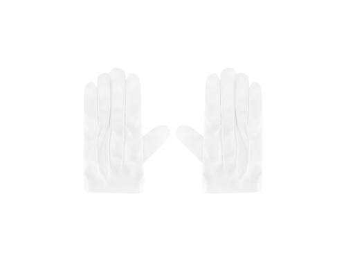 Rękawiczki białe - 19 cm - 1 szt.