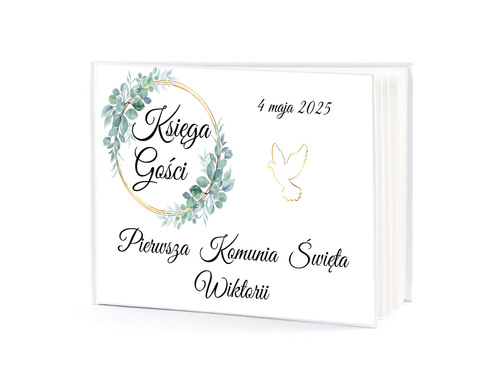 Personalized sticker for wedding guest book - 1 pc.