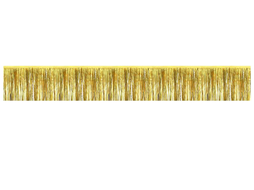 Garland with golden tassels - 30 x 300 cm - 1 pcs.