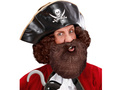 Brown beard and mustache