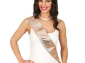 Hen night gold sash Bride