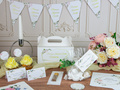 Decorative cake box white - 6 pc