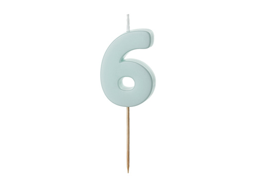 Candle no 6 - 1 pc