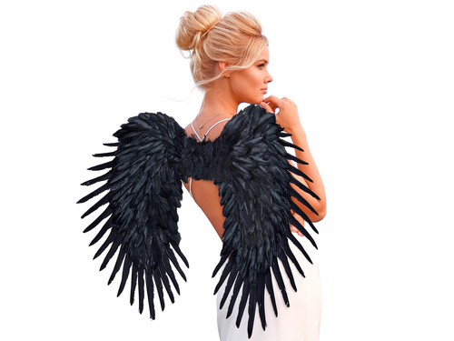 Angel wings black