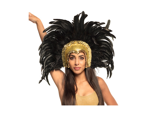 Nakrycie głowy Go-go dancer z piórami