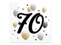 Serwetki urodzinowe 70-tka - 33 cm - 20 szt.