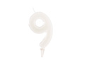 Numeral birthday candle "9" FLUOR - 1 pc