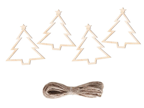 Wooden Christmas Garland - 10m
