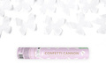 White butterflies party cannon, 28 cm, 1 pc