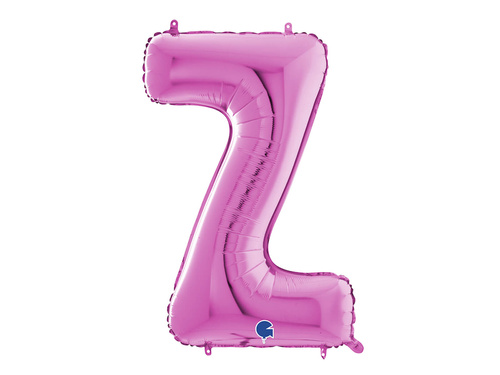 SuperShape Letter "Z" Pink Foil Balloon - 66 cm - 1 pc