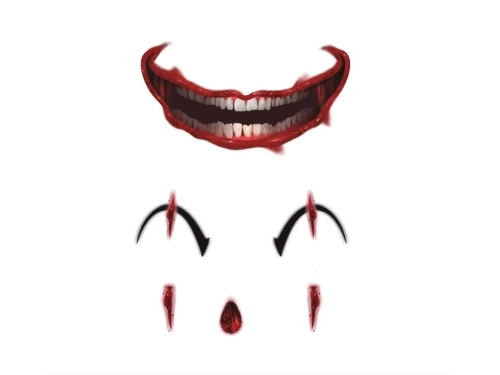 Facial Adhesive Decorations
