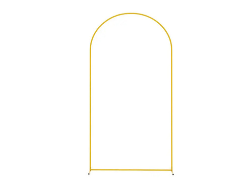 Stelaż z łukiem do balonów złoty - 100 x 200 cm - 1 szt.