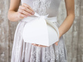 Decorative cake box white - 10 pcs.