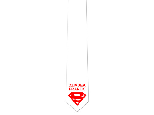 Krawat PREMIUM personalizowany na dzień dziadka