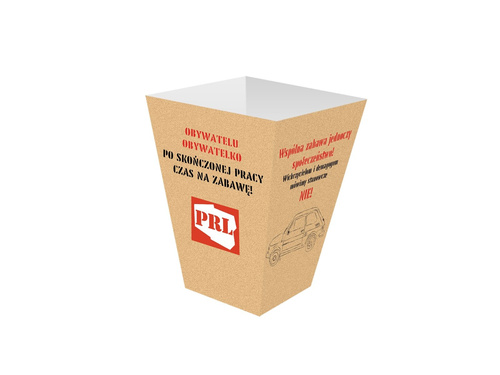 PRL popcorn boxes - 6 pcs.