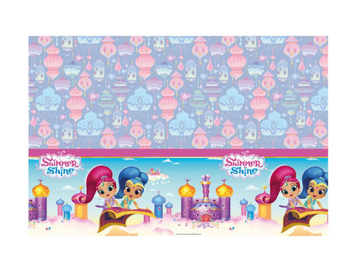 Shimmer & Shine birthday tablecloth - 120 x 180 cm - 1 pc.