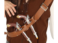 Silver pirate gun - 40 cm - 1 pcs