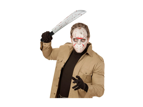 Zakrwawiona plastikowy maczeta - 52 cm