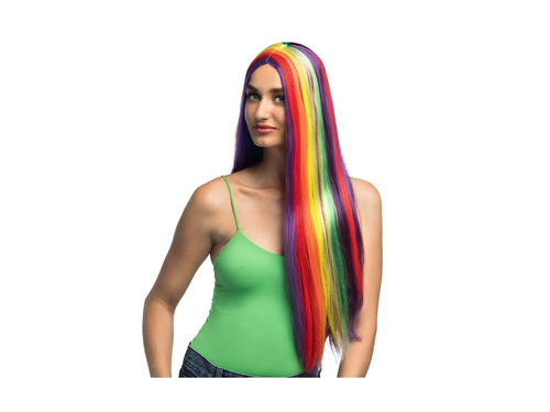 Peruka wielokolorowa Unity długa