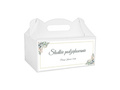 Decorative cake box white - 6 pc