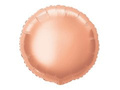 Round foil balloon pink gold - 47 cm - 1 pc.