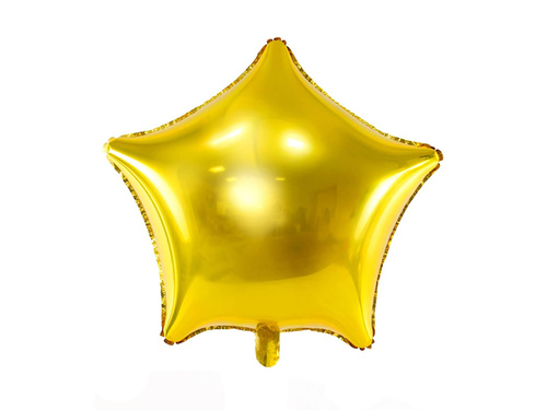 Gold star foil balloon - 70 cm - 1 pc.