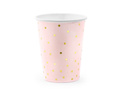 Cups Dots light pink - 260 ml - 6 pcs.
