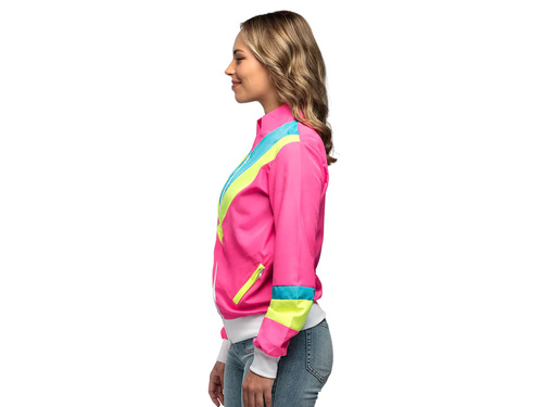 Shell suit jacket Retro babe neon pink