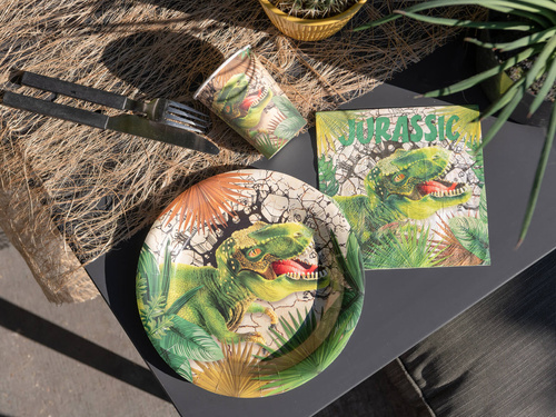 Birthday napkins Dinosaurs - 33 cm - 20 pcs.