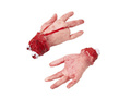 Amputated bloody hand