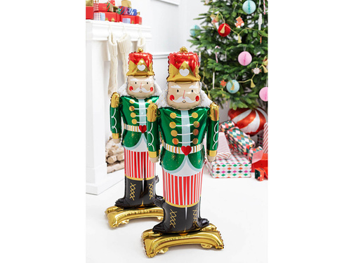 Nutcracker standing foil balloon - 85 cm - 1 pc.