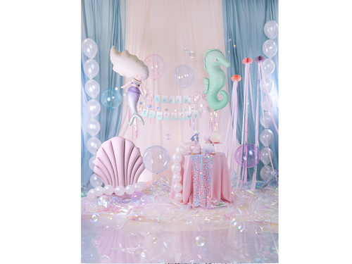 Balon foliowy stojący Muszla  - 96x80 cm - 1 szt.