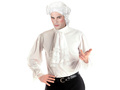 Shirt with jabot white