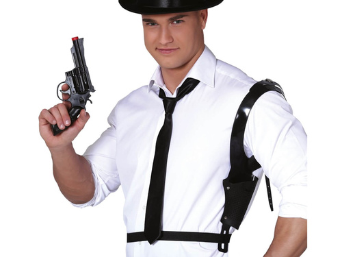 Gun with holster