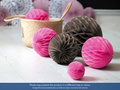 Honeycomb Ball dark warm grey - 30 cm - 1 pc