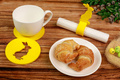 Easter napkin holder - 21 cm
