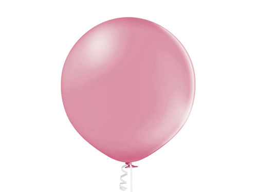 Balon lateksowy pastelowy dzika róża - gigant 90 cm - 1 szt.