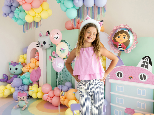 Balon foliowy Tekturzątko z Kotkiem - 1 szt.