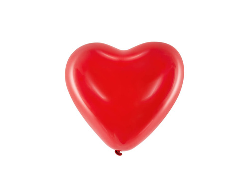 Red hearts balloons very large - 40 cm - 100 pcs.