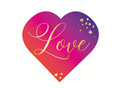 Serwetki Serce ombre Love - 33 cm - 10 szt.
