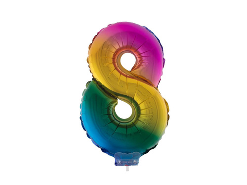 Number 8 Balloons SuperShape Foil Balloon - 41 cm - 1 pc