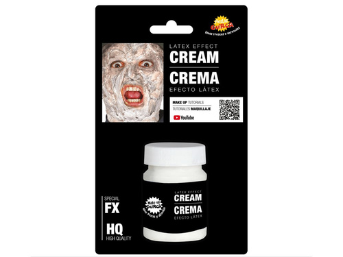 Latex effect white cream - 30 ml