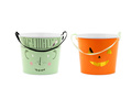 Wiaderka na cukierki na Halloween - 13,5 cm - 2 szt.