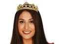 Gold tiara - 1 pc