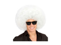 Biała duża peruka afro wysokiej jakości