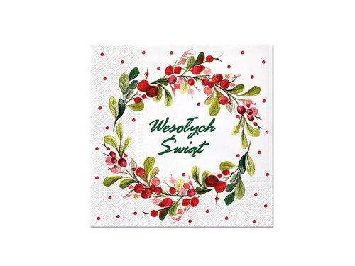 Merry Christmas napkins - 33 cm - 20 pcs.