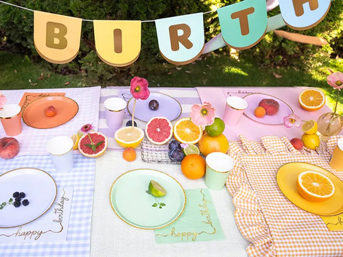 Napkins Happy Birthday - 33 cm - 12 pcs