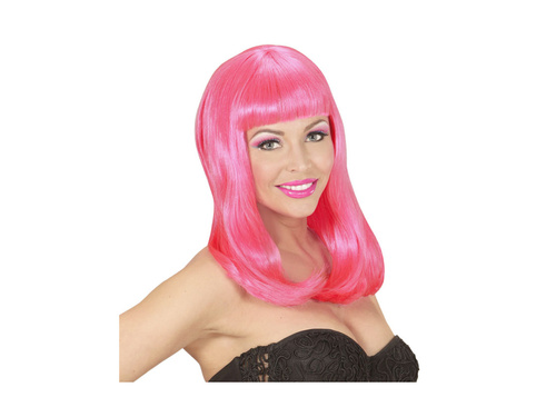 Neonowo różowa peruka Patsy
